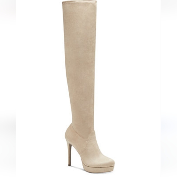 Thalia Sodi Shoes - NWB Thalia Sodi Women's Clarissa Over-The-Knee Boots Taupe Size 6.5